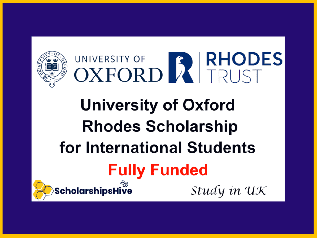 Rhodes Scholarship for International Students