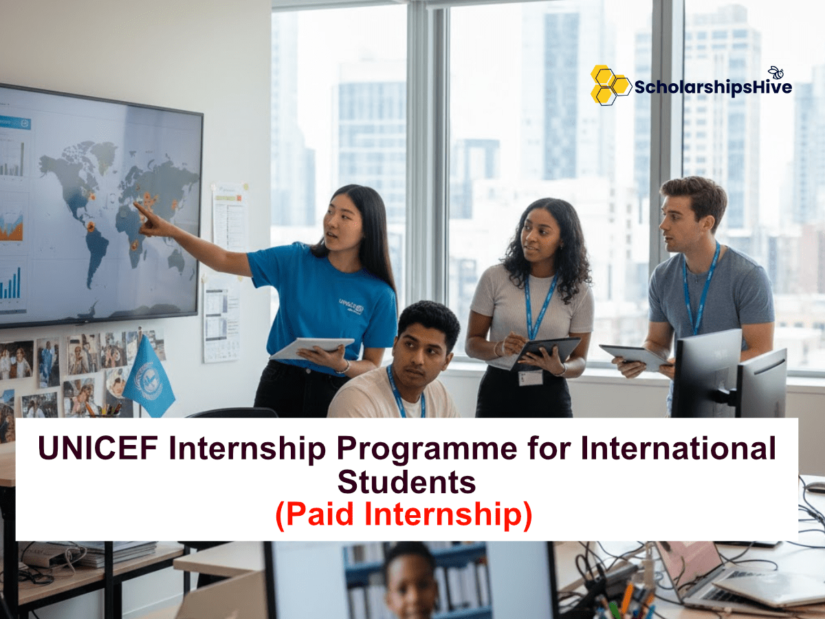 UNICEF Internship Programme for International Students (Paid)