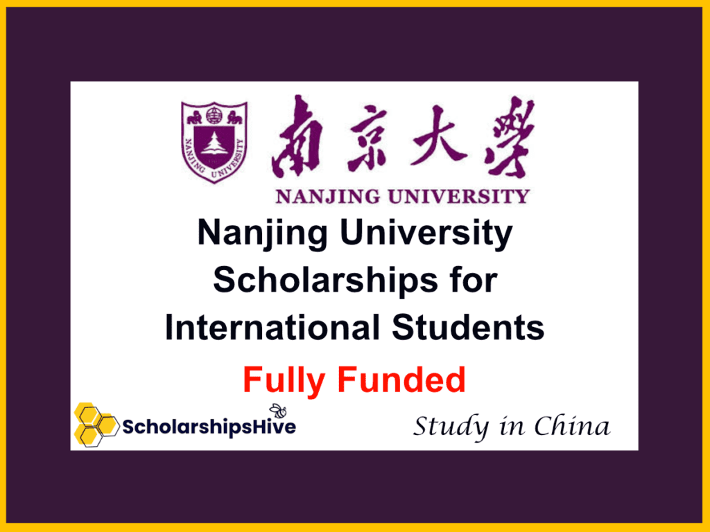 nanjing university scholarships for international students
