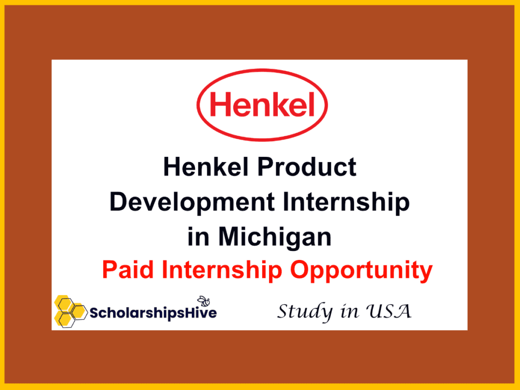 Henkel Product Development Internship in Michigan,