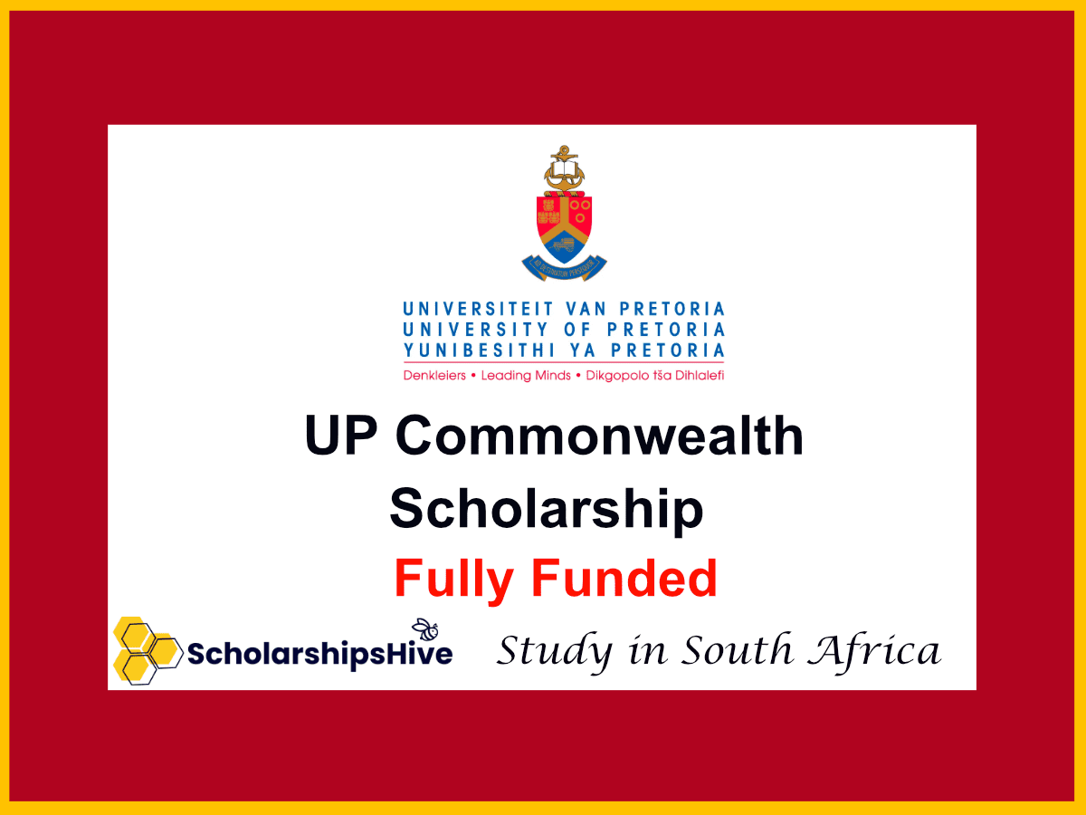 UP Commonwealth Scholarship – Fully Funded PhD in South Africa