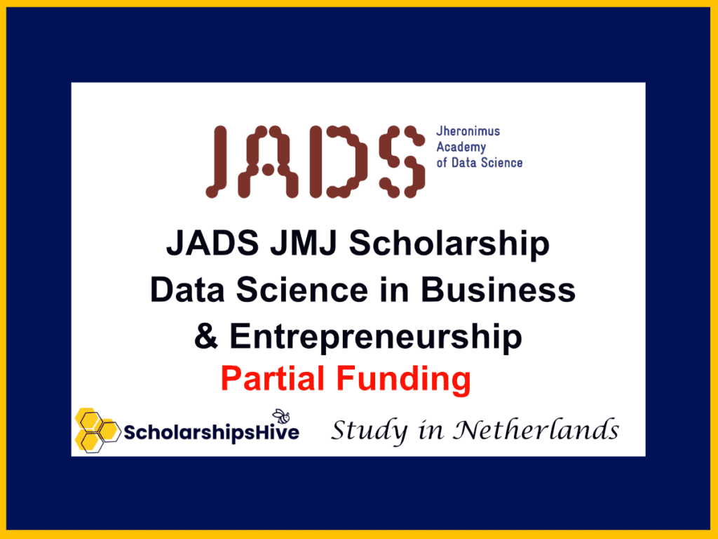 JADS JMJ Scholarship – Data Science in Business & Entrepreneurship | Netherlands