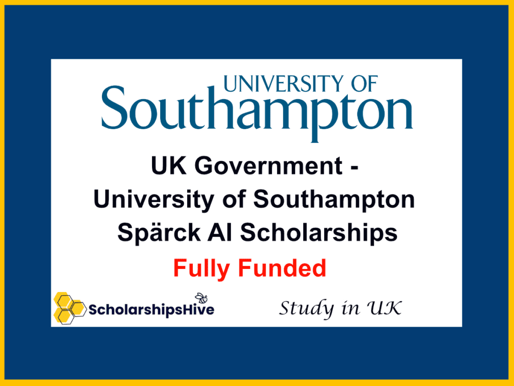 university of southamptom sparck ai scholarships uk