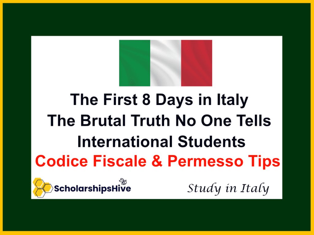 Arriving in Italy: The Ultimate First 8 Days Checklist (Permesso & Tax Code)
