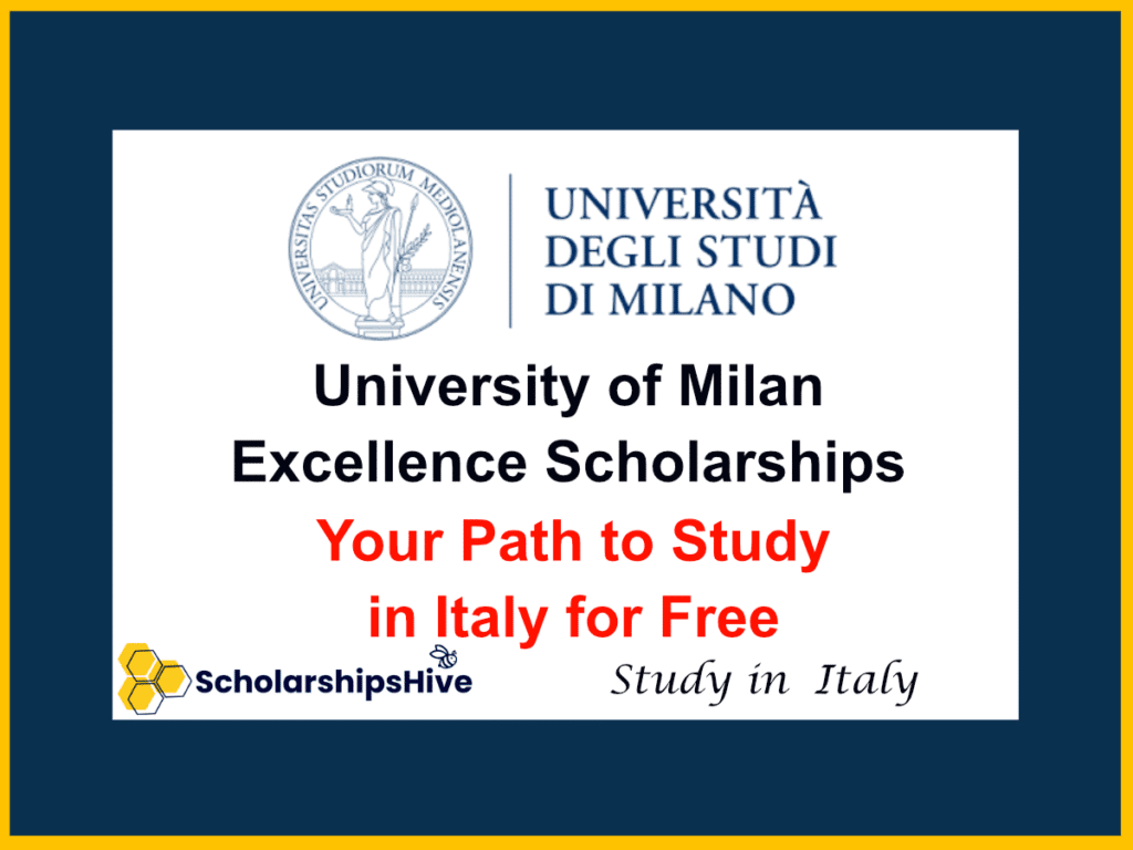 University of Milan Excellence Scholarship for International Students