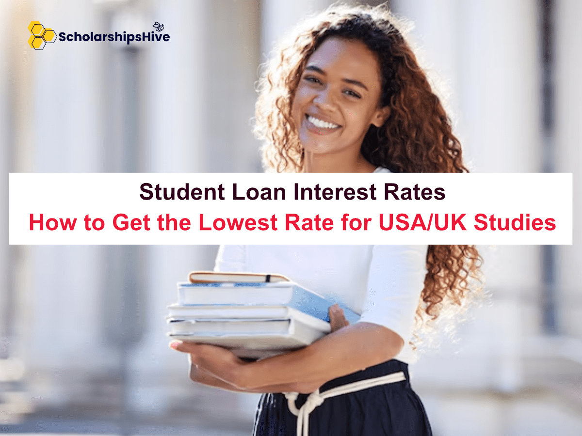 Comparison of international student loan interest rates for featuring MPOWER and Prodigy Finance.