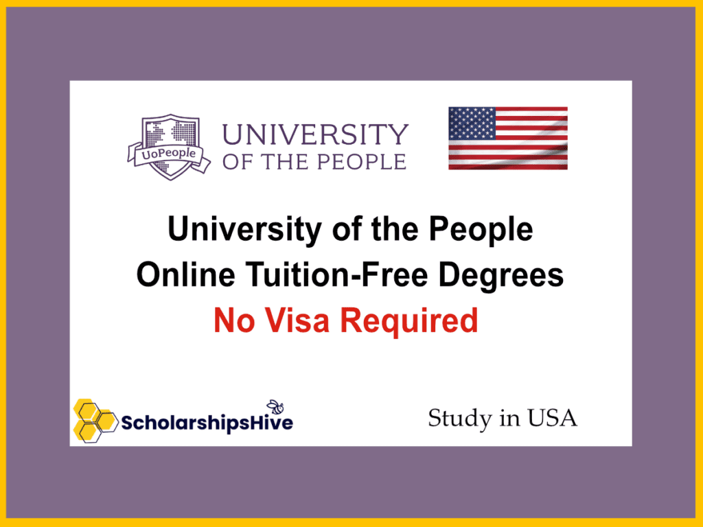 university of the people Online tuition free No visa required.