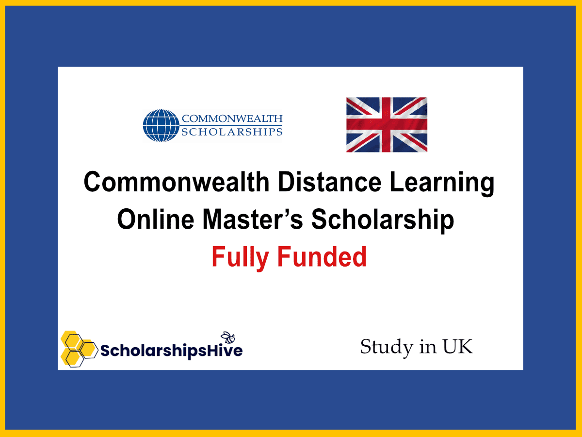 Commonwealth Distance Learning Scholarships 2026| Fully Funded UK ...