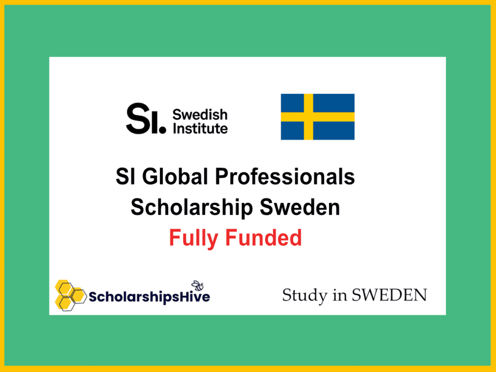 Fully Funded SI Global Professionals Scholarship Sweden The Complete Guide