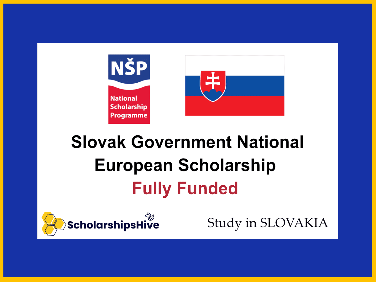 SLOVAK GOVT NATIONAL EUORPEAN SCHOLARSHIP