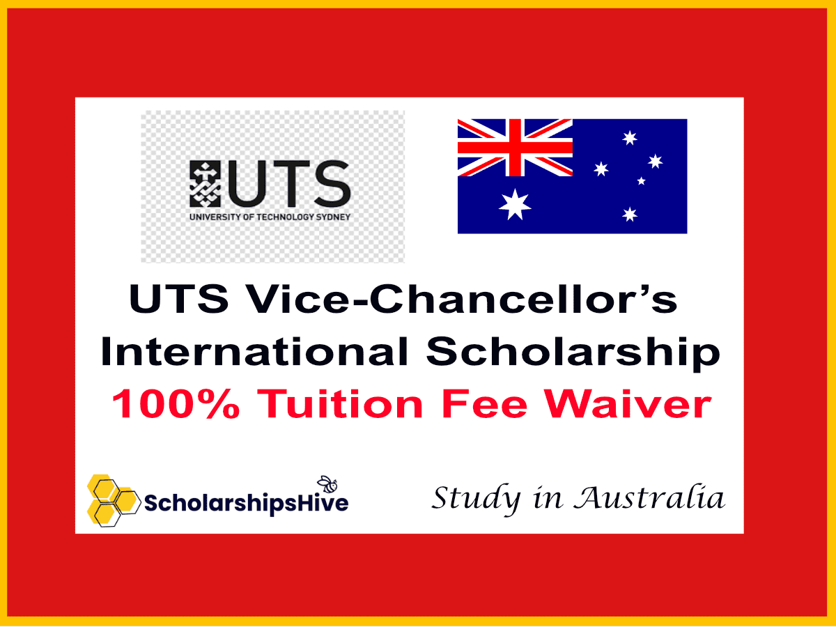 UTS Vice-Chancellor’s International Scholarship in Australia: 100% Tuition Fee Waiver