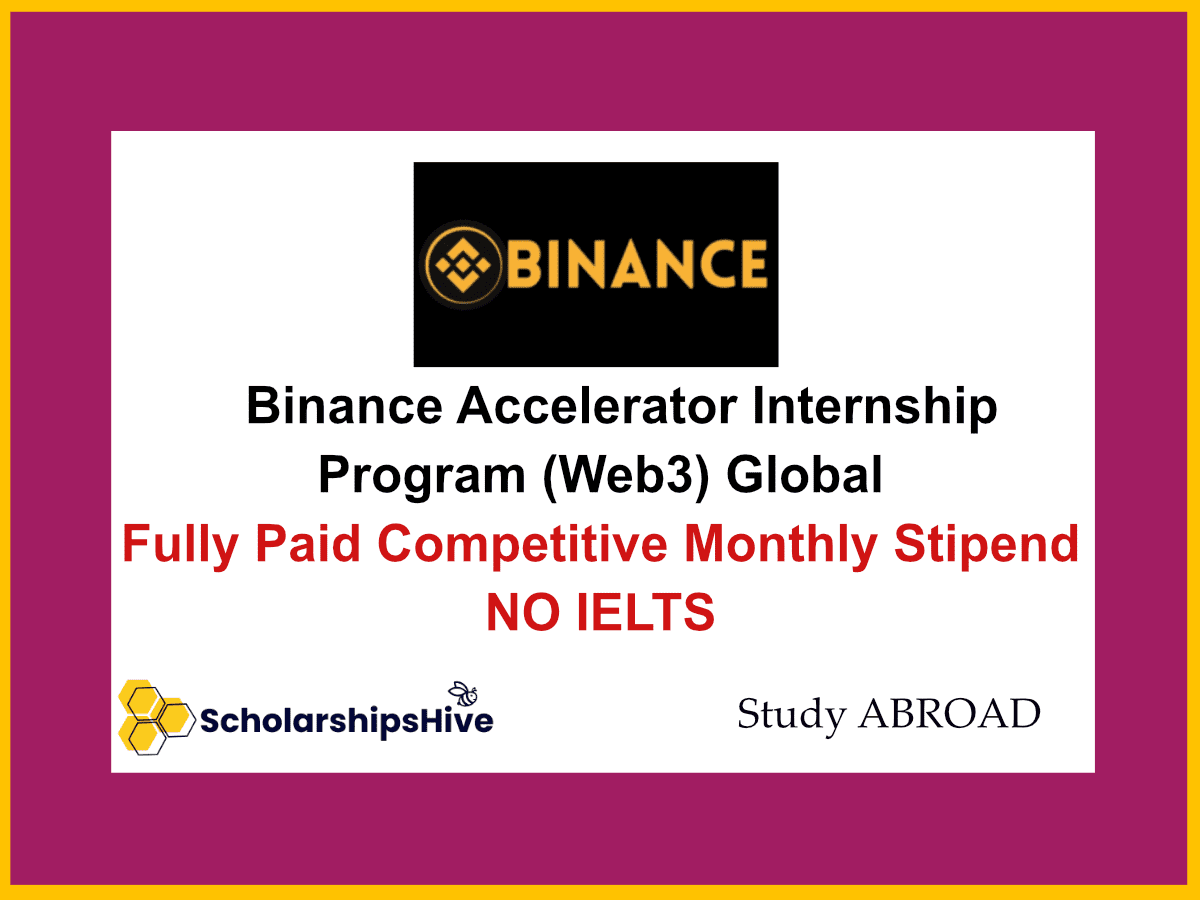Binance Accelerator Internship Program (Web3) Global