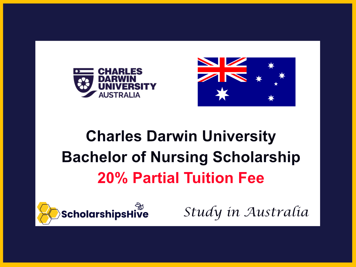 Charles Darwin University Bachelor of Nursing Scholarship: 20% Partial Tuition Fee Reduction