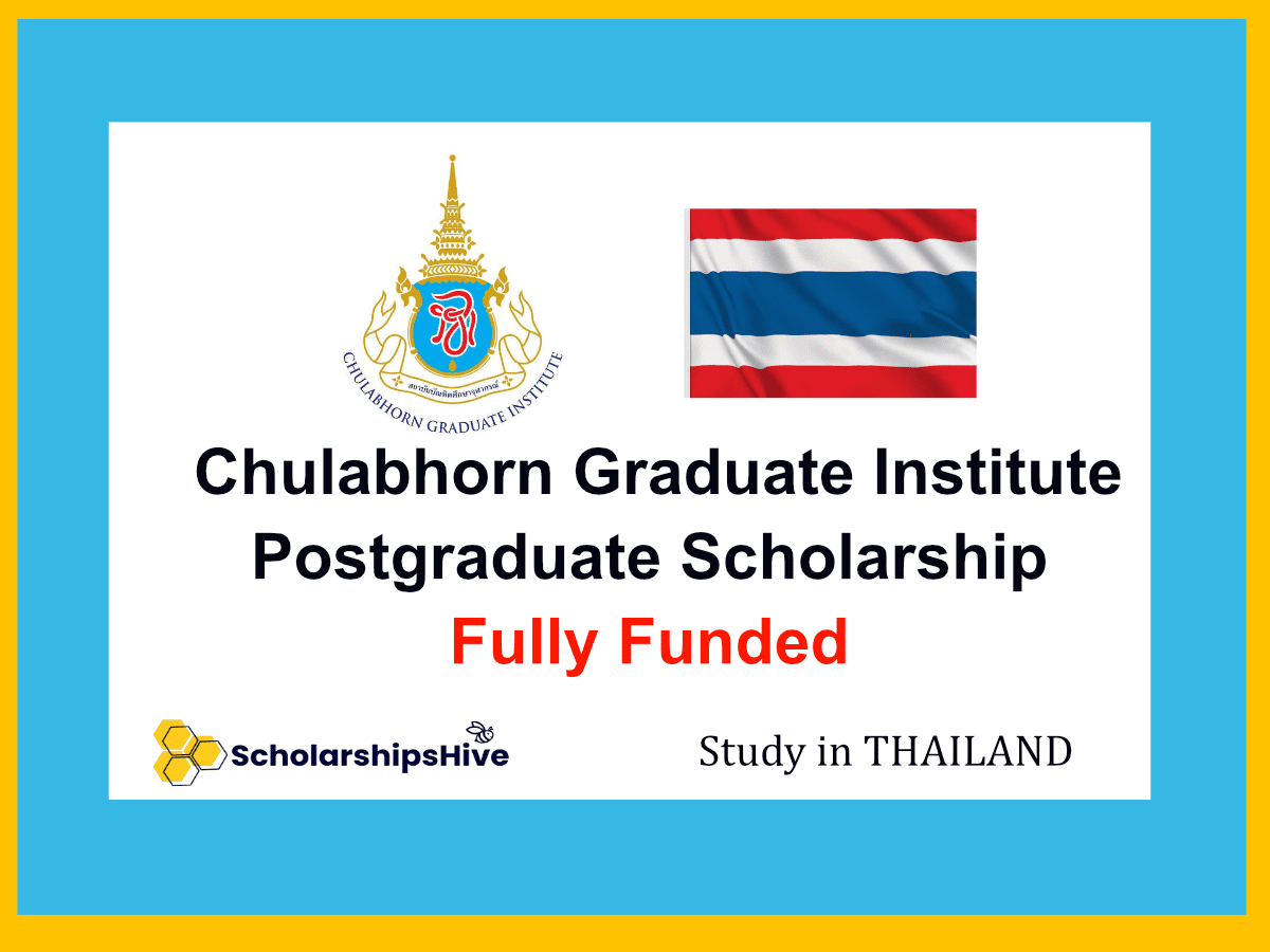 Chulabhorn Graduate Institute Postgraduate Scholarship Thailand