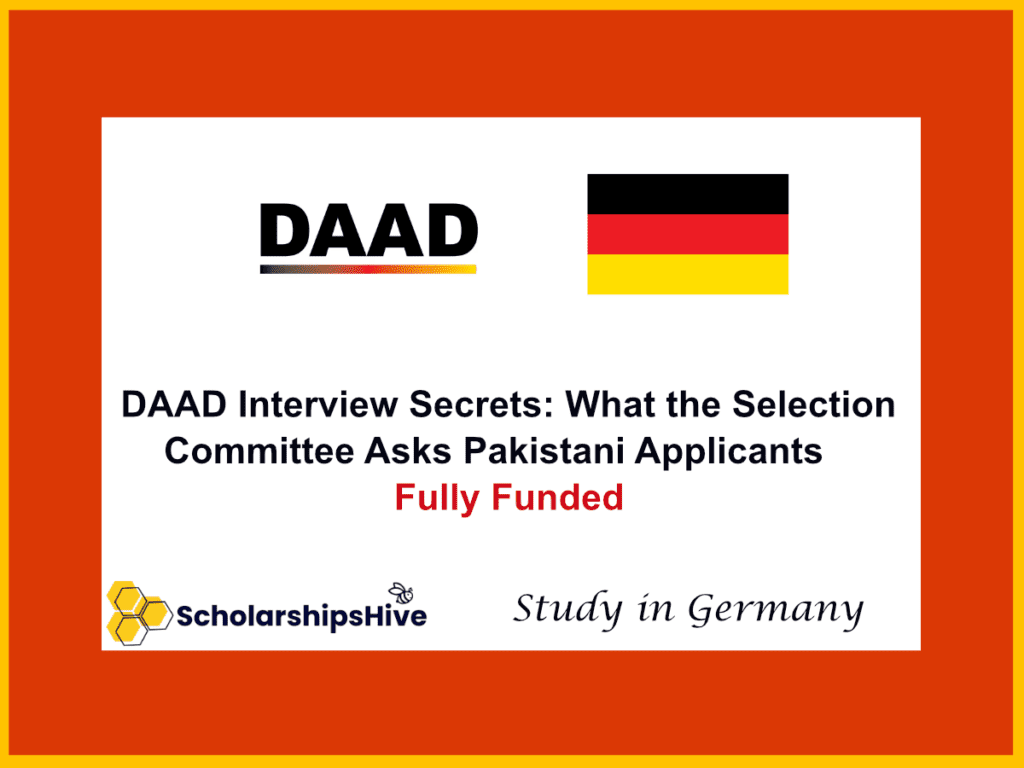 DAAD Interview Secrets: What the Selection Committee Asks Pakistani Applicants Guide