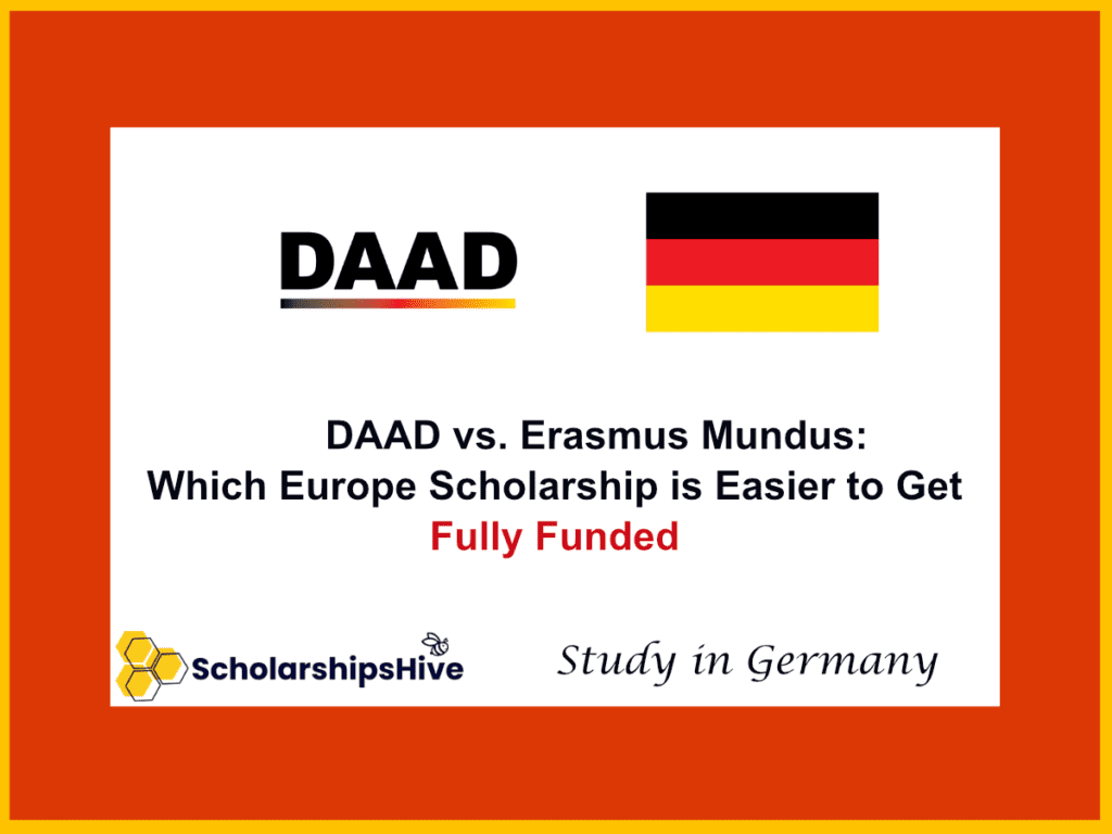 DAAD vs. Erasmus Mundus: Which Fully Funded Europe Scholarship is Easier to Get for Germany? | Analysis