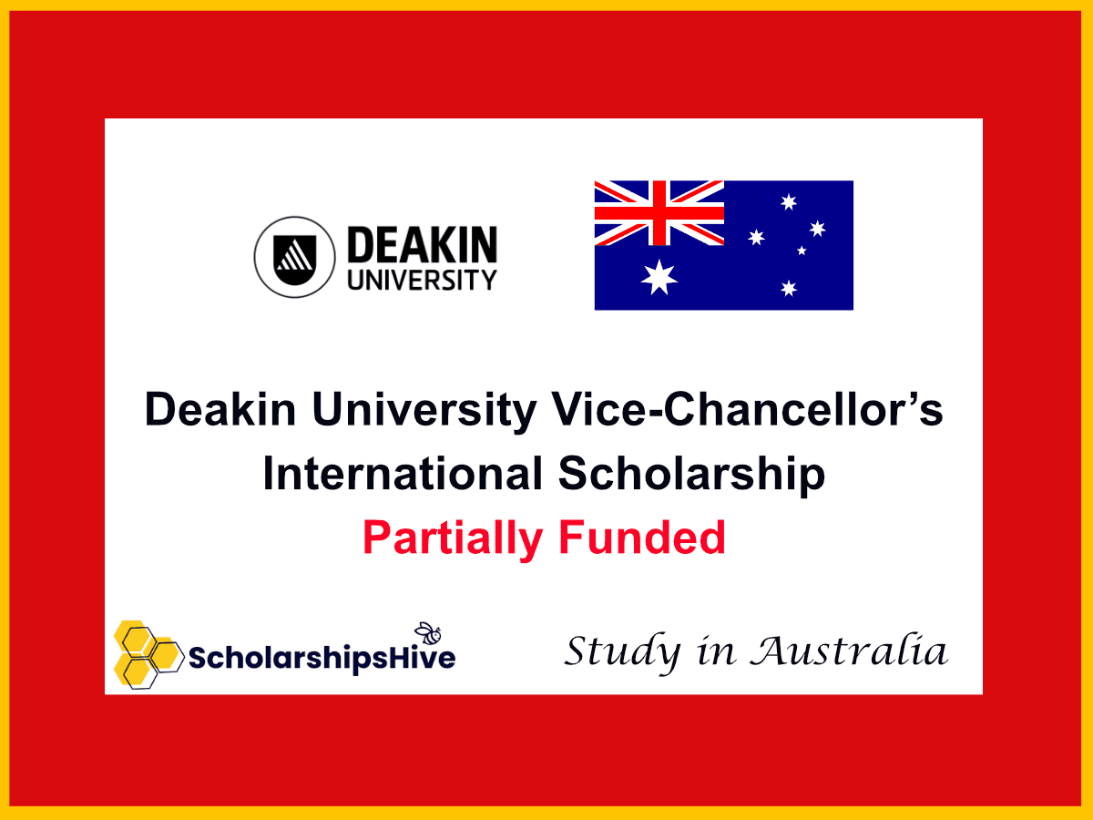 Deakin University Vice-Chancellor’s International Scholarship in Australia: Fully Funded Tuition Opportunity