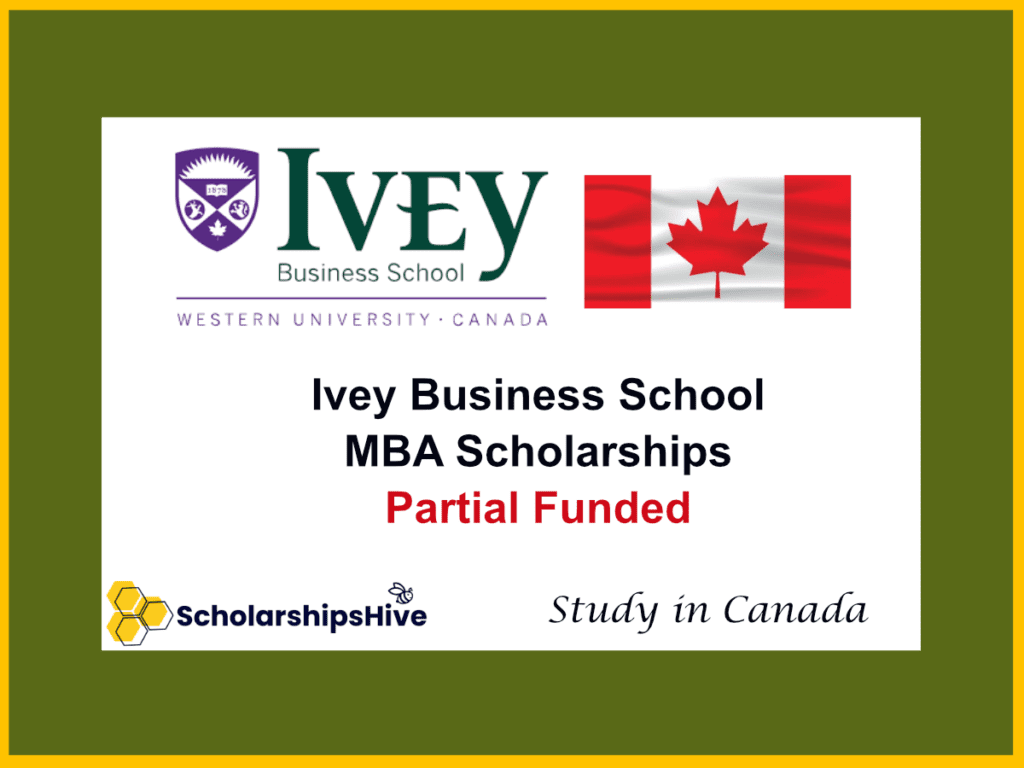 Ivey Business School MBA Scholarships: Partially Funded Opportunities in Canada