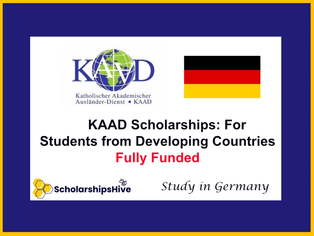 KAAD Scholarships, Germany: Fully Funded for Students from Developing Countries