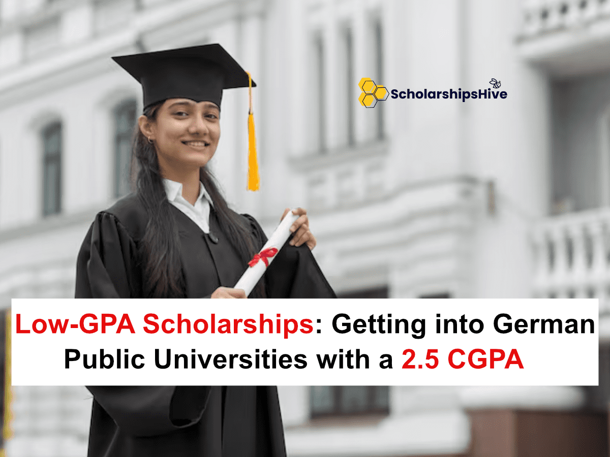 Low-GPA Scholarships: Getting into German Public Universities with a 2.5 CGPA | Partial Funding