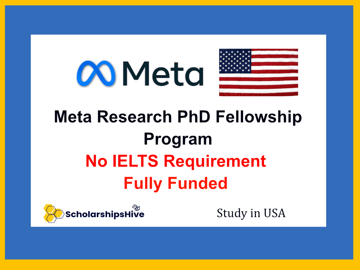 Meta Research PhD Fellowship Program USA