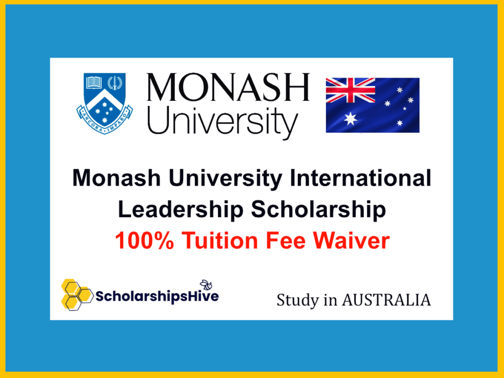Monash University International Leadership Scholarship
