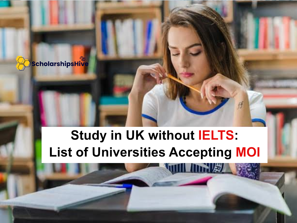 Study in UK without IELTS: List of Universities Accepting MOI