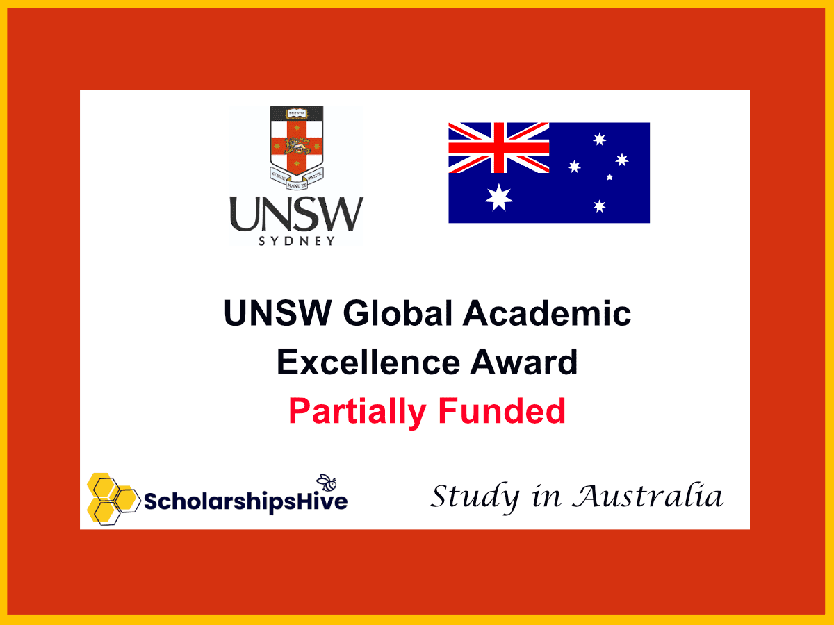 UNSW Global Academic Excellence Award in Australia: Partially Funded Opportunity