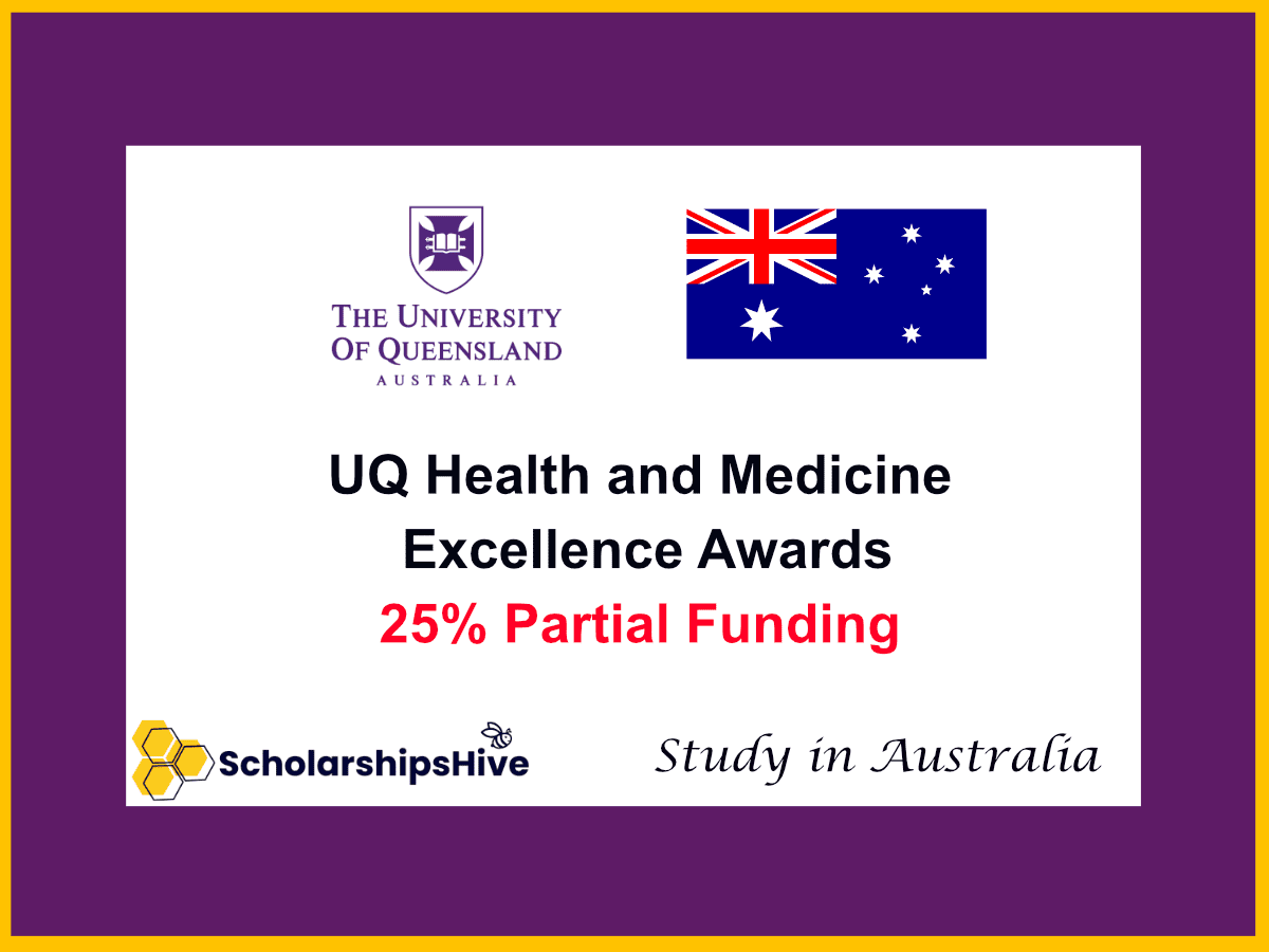 UQ Health and Medicine Excellence Awards: 25% Partial Funding