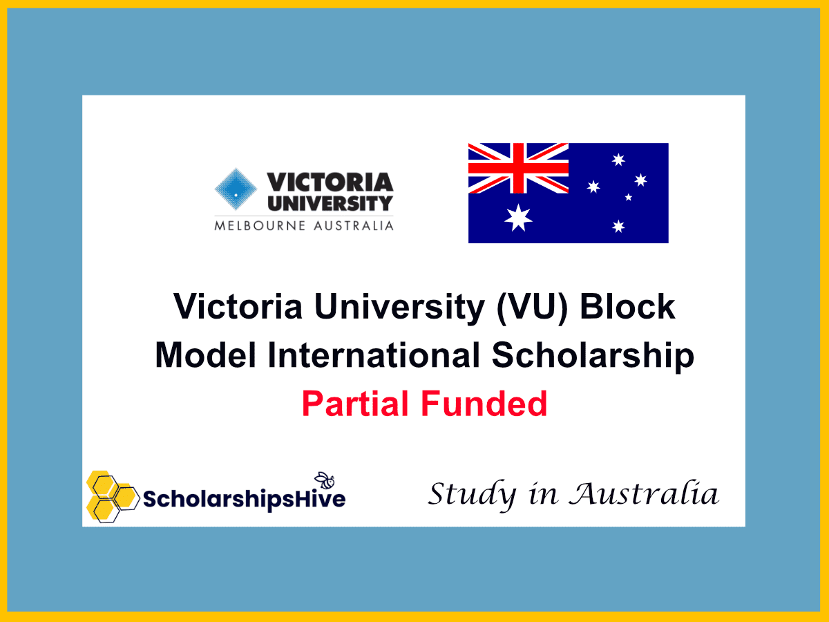 Victoria University (VU) Block Model International Scholarship: Partial Funded