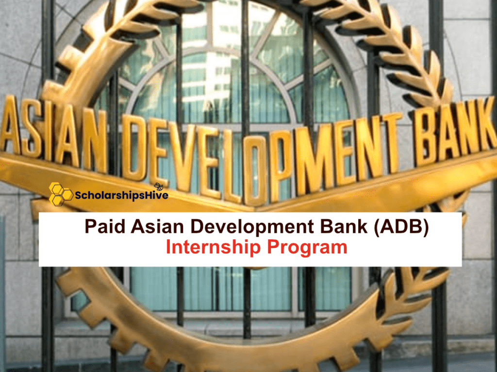 paid asian development bank internship programme