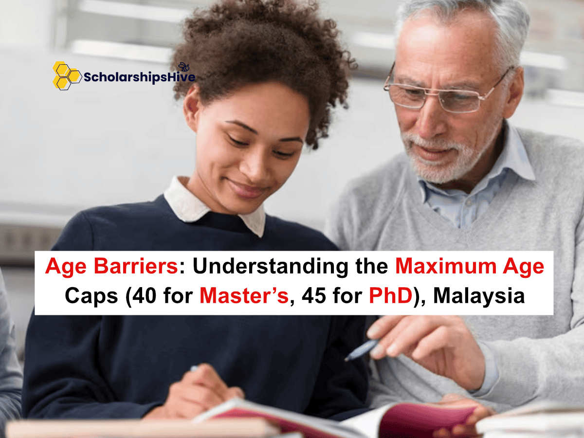 Age Barriers: Understanding the Maximum Age Caps (40 for Master’s, 45 for PhD), Malaysia
