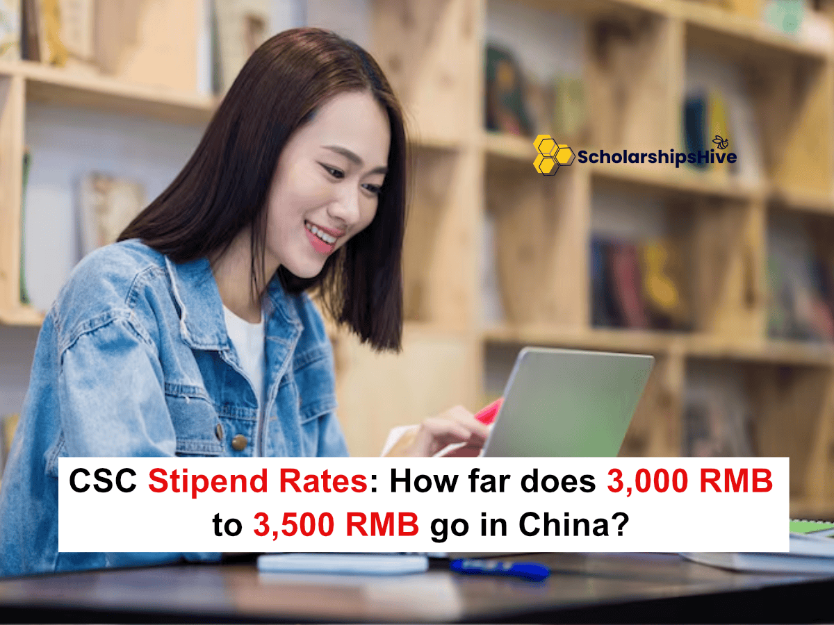 CSC Stipend Rates: How far does 3,000 RMB to 3,500 RMB go in China?
