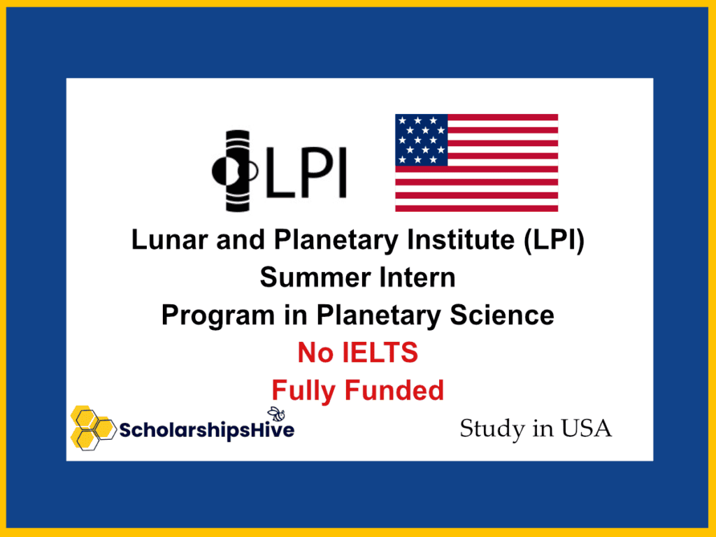 Lunar and Planetary Institute (LPI) Summer Intern Program in Planetary Science USA
