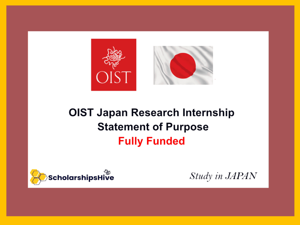 OIST Japan Research Internship: Writing an Effective Statement of Purpose
