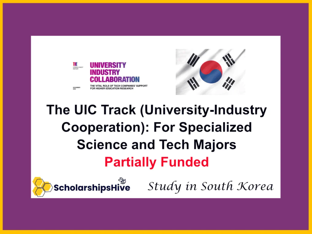The UIC Track (University-Industry Cooperation): High-CPC Target for Specialized Science and Tech Majors, South Korea | Partially Funded