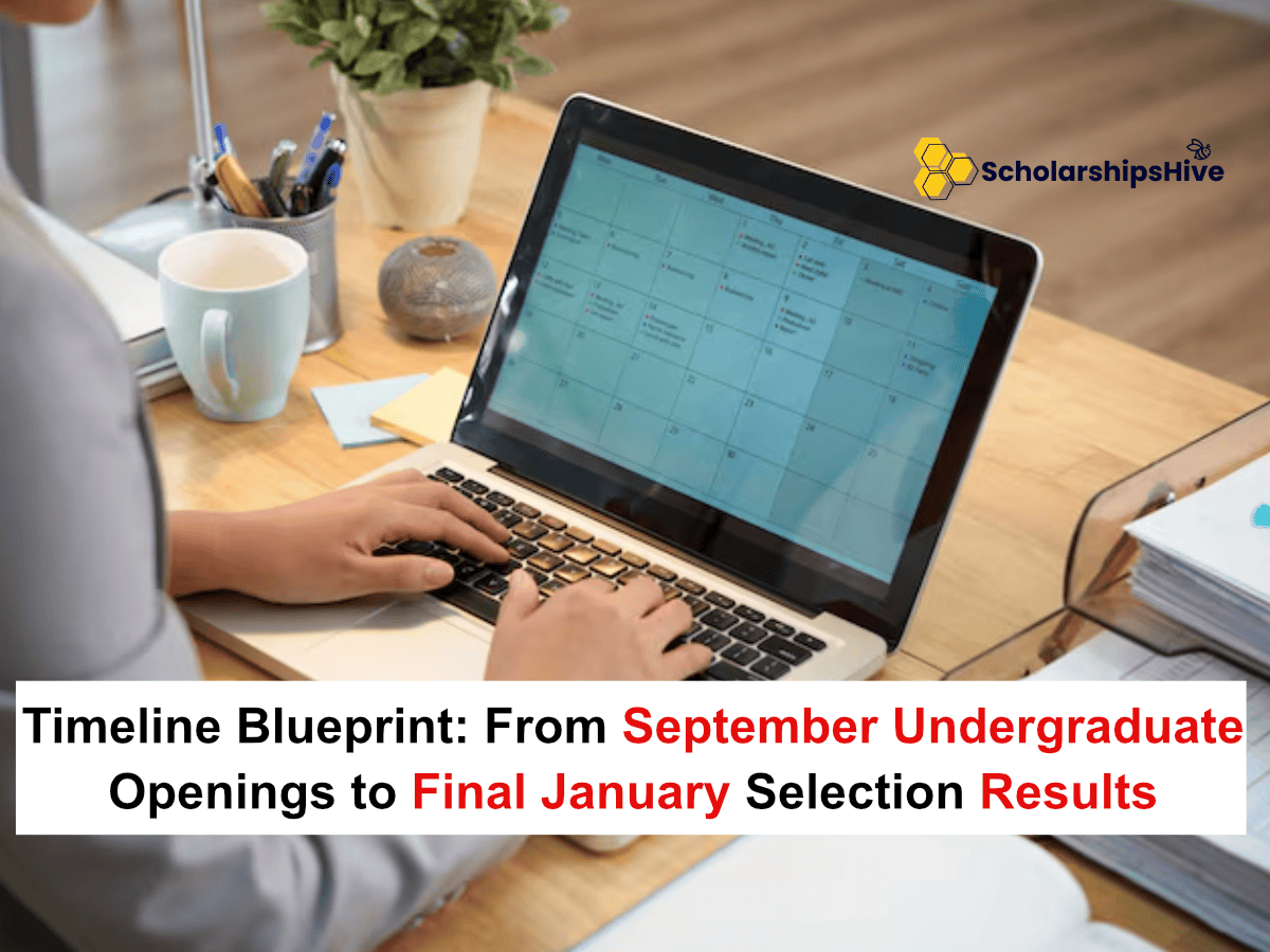 Timeline Blueprint: From September Undergraduate Openings to Final January Selection Results, South Korea