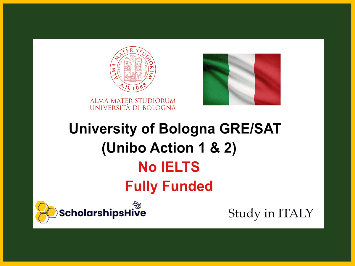 University of Bologna Unibo Action 1 & 2 Tuition Waivers and Study Grants in Italy