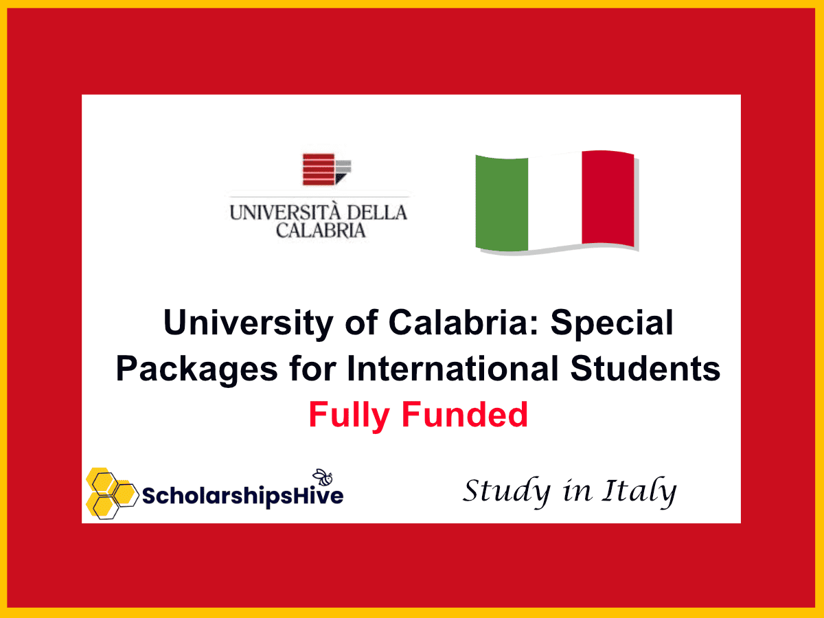 University of Calabria: Special Packages for International Students, Italy | Fully Funded