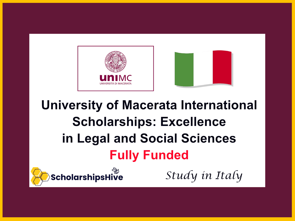 University of Macerata International Scholarships: A Gateway to Excellence in Legal and Social Sciences | Partially Funded