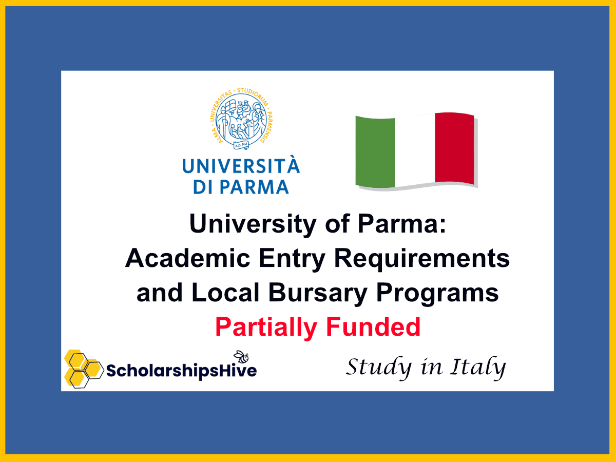University of Parma: Academic Entry Requirements and Local Bursary Programs, Italy | Partially Funded
