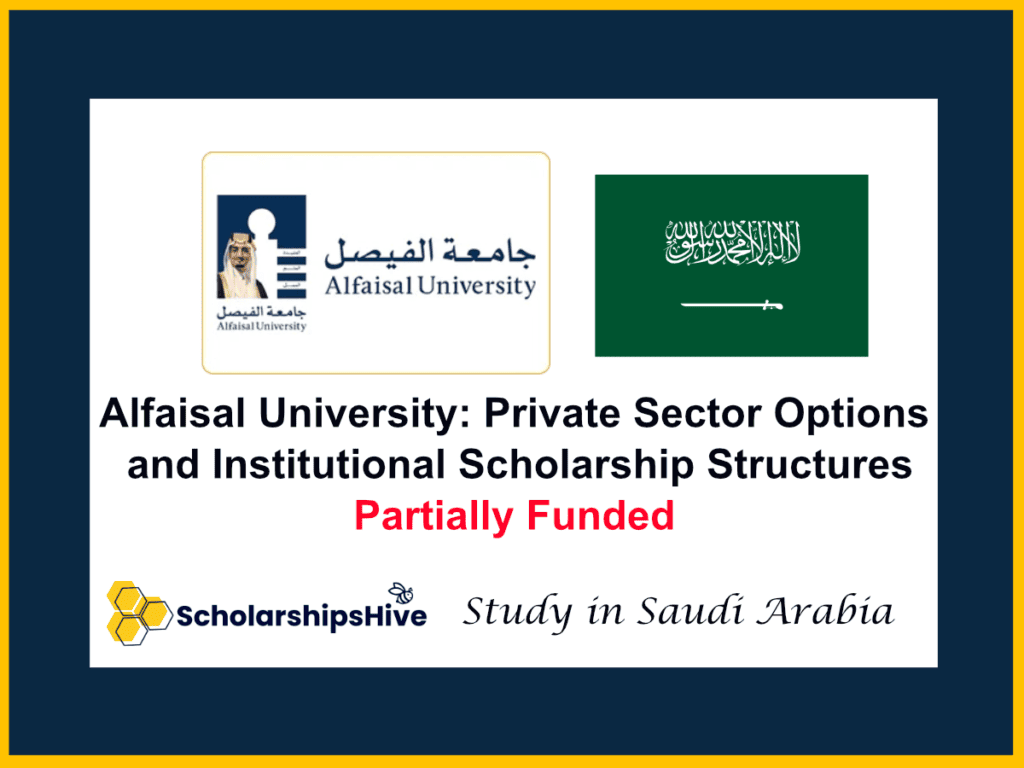 Alfaisal University: Private Sector Options and Institutional Scholarship Structures, Saudi Arabia | Partially Funded