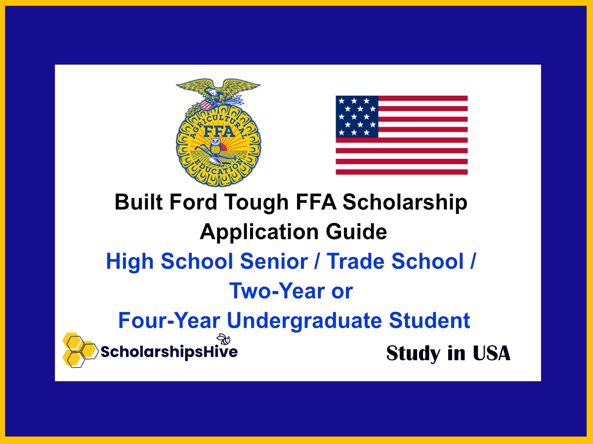 Built Ford Tough FFA Scholarship USA Application Guide