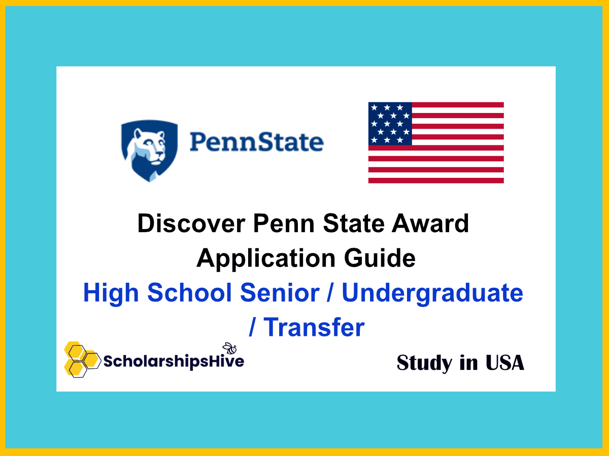 Discover Penn State Award Application Guide