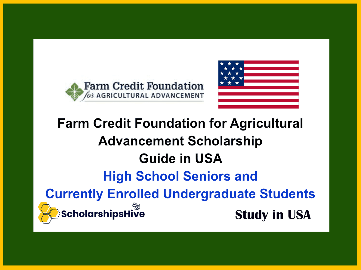 Farm Credit Foundation for Agricultural Advancement Scholarship Guide in USA