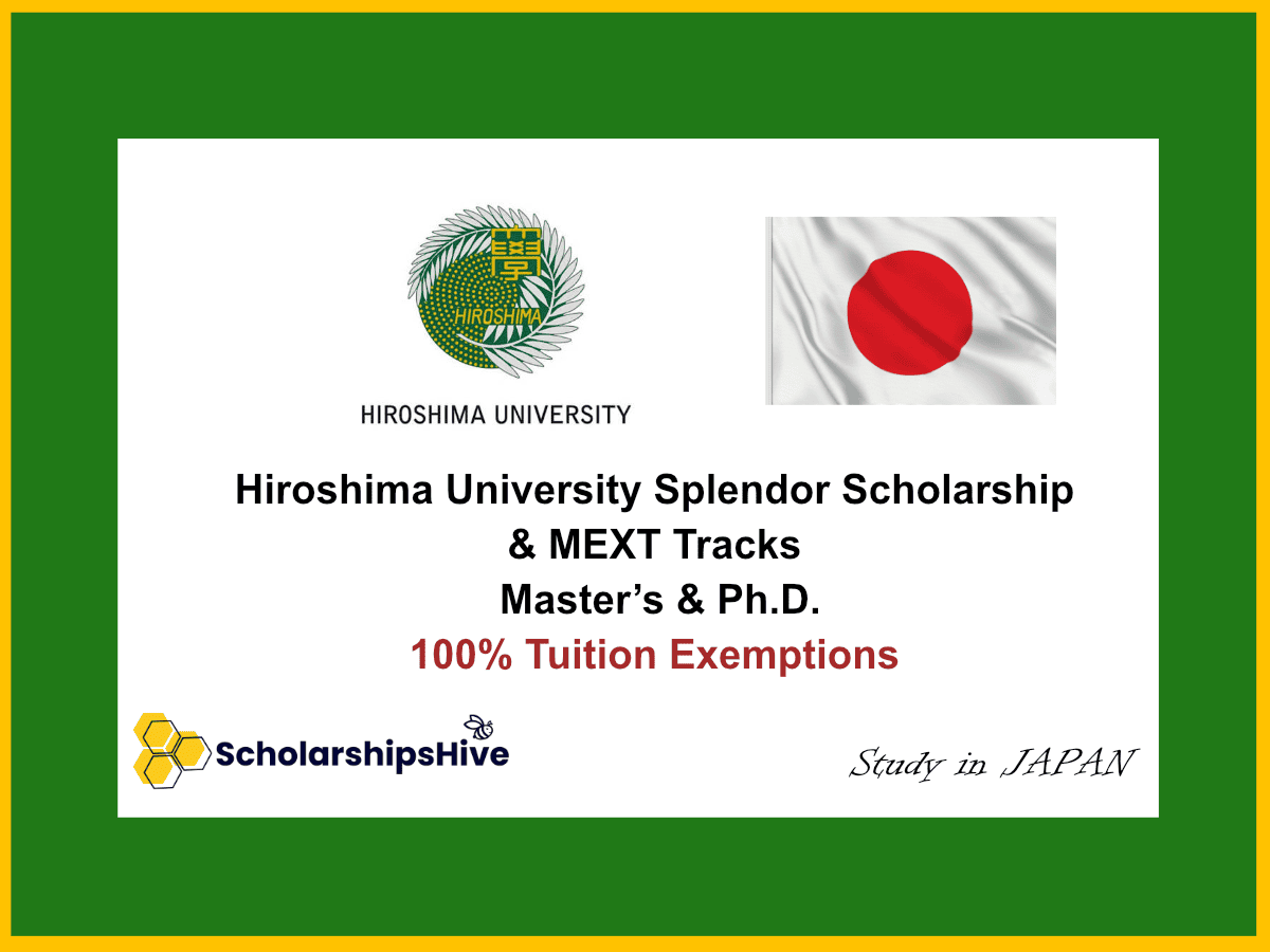 Hiroshima University Splendor Scholarship & MEXT Tracks