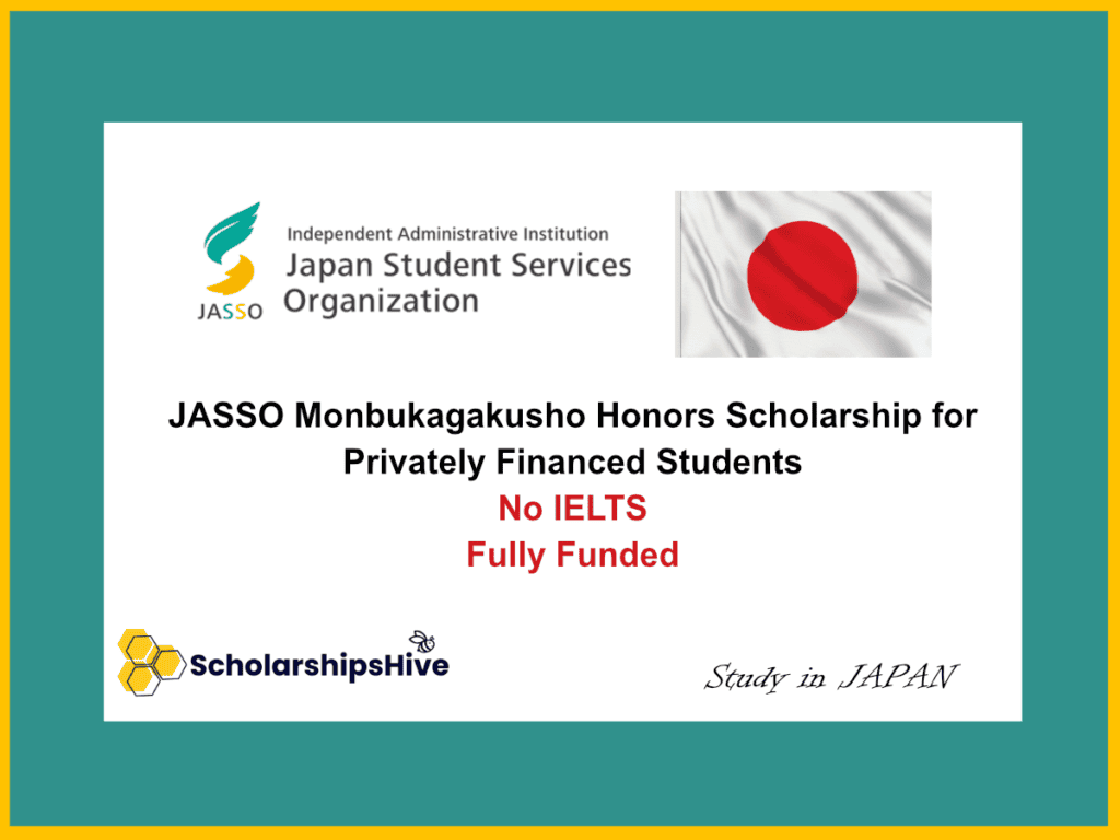 JASSO Monbukagakusho Honors Scholarship for Privately Financed Students