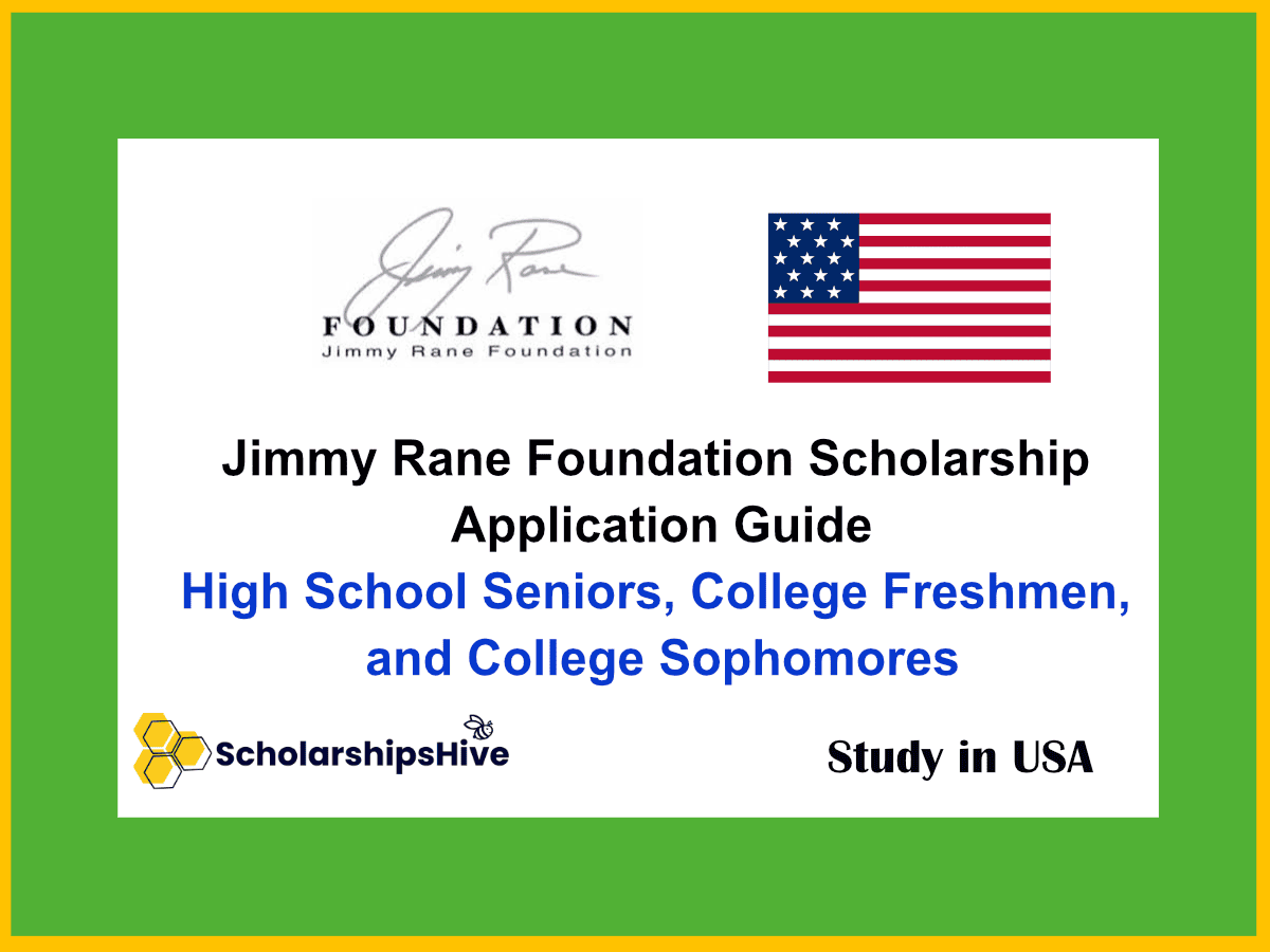 Jimmy Rane Foundation Scholarship Application Guide