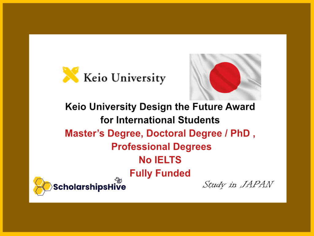 Keio University Design the Future Award for International Students