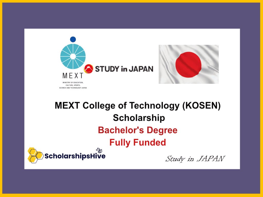 MEXT College of Technology KOSEN Scholarship